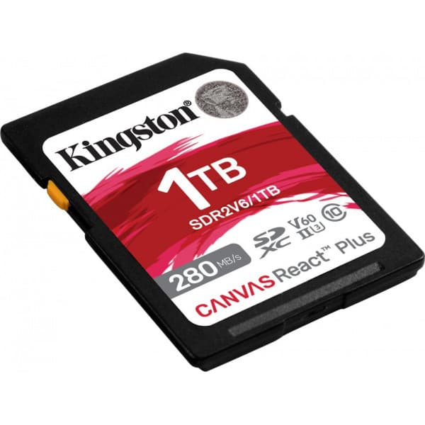 Kingston Canvas React Plus V60 1 Tt UHS-II -SDXC-muistikortti