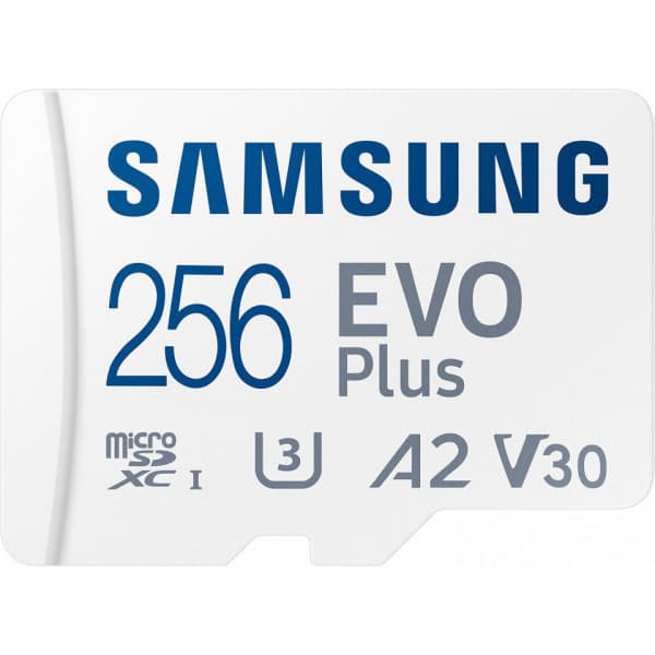 Samsung EVO Plus 256 GB microSDXC-minneskort