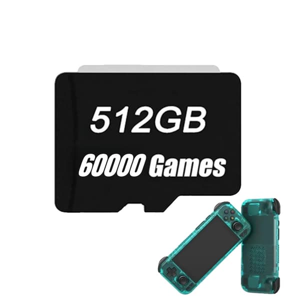 Retroid Pocket 4 Pro TF-kort, 512GB lagring, 60000 spel,512G 512G