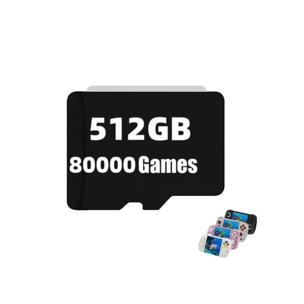 TF-kort, 512GB kapacitet, 80000 spil,512G Kun 480 PS2 512G 80000 GAMES