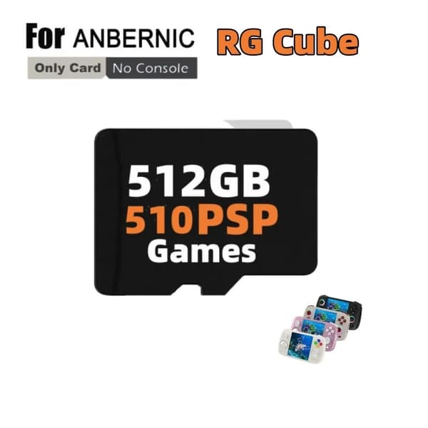 TF-kort, 512GB kapacitet, 80000 spil,512G Kun 480 PS2