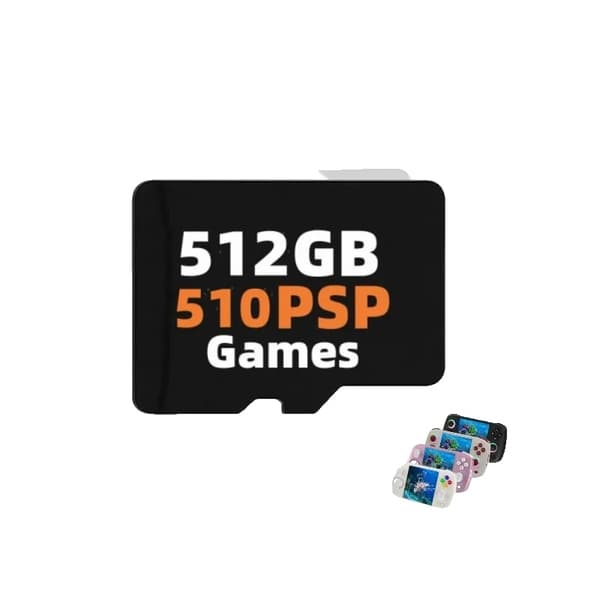 TF-kort, 512GB kapacitet, 80000 spil,512G Kun 480 PS2