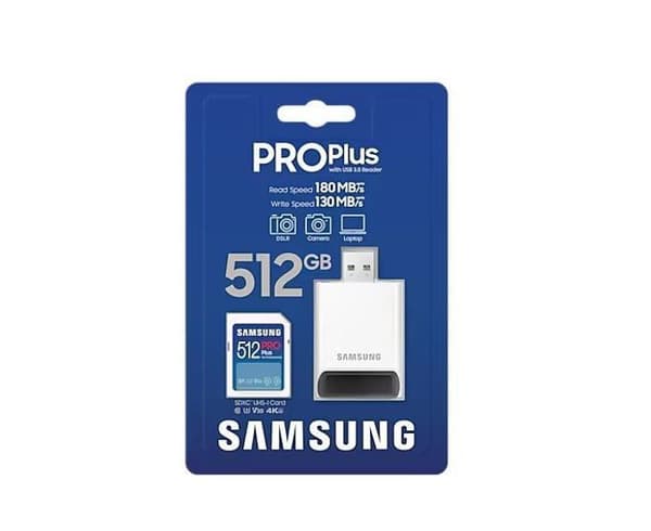 Minneskort - Samsung flashminne - MB-SD512SB/WW
