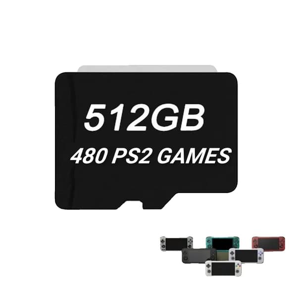 TF Game Card til Retroid Pocket 4 Pro, 60000 spil, 450 PSP-spil,128G 20000 Spil