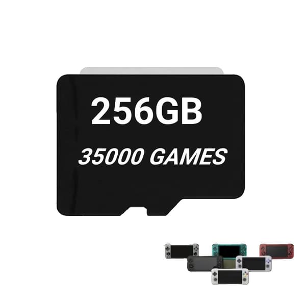 TF Game Card til Retroid Pocket 4 Pro, 60000 spil, 450 PSP-spil,128G 20000 Spil