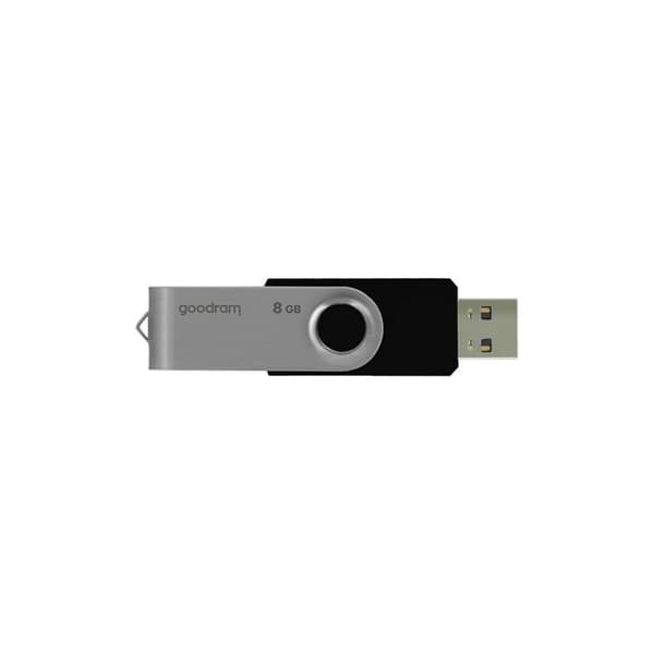 USB-stik GoodRam UTS2 USB 2.0 Sort Sølvfarvet 8 GB (1 enheder)