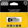 Miniatyrbillede 5 af 5: USB-stik GoodRam UTS2 USB 2.0 Sort Sølvfarvet 8 GB (1 enheder)