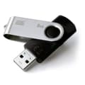 Miniatyrbillede 1 af 5: USB-stik GoodRam UTS2 USB 2.0 Sort Sølvfarvet 8 GB (1 enheder)