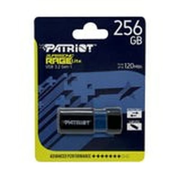 USB-minne Patriot Memory Rage Lite Svart 256 GB Svart, Blå