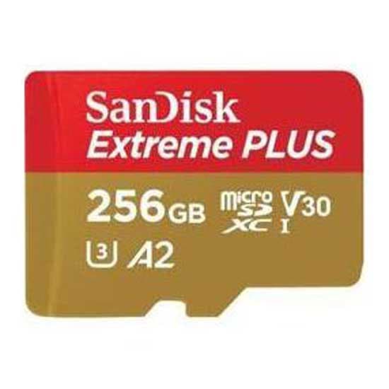 Sandisk Extreme Plus Microsdxc 256gb Minneskort Guld