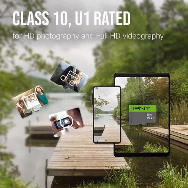 MICRO-SD ELITE 16GB KLASS 10 UHS-I U1+SD AD R100 MB/S HC 0,000000 Svart