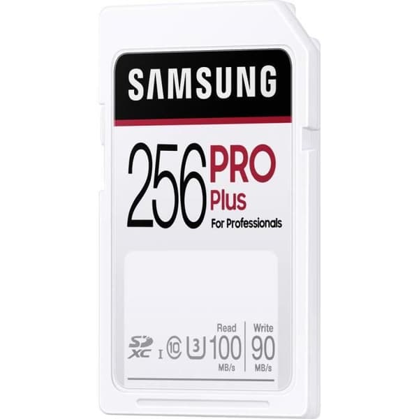 Samsung Pro Plus 256 GB UHS-I SDXC-kort vattentätt, stöttålig