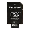 Miniatyrbild 4 av 4: Flashminneskort - Intenso - Micro SDXC 256GB - UHS-I 80MB/s - Svart
