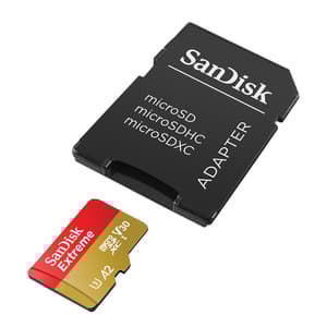 Minnekort SANDISK EXTREME microSDXC 128 GB 190/90 MB/s UHS-I U3 (SDSQXAA-128G-GN6MA)
