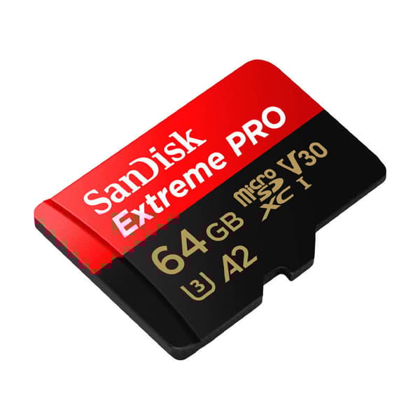 Minneskort SANDISK EXTREME PRO microSDXC 64GB 200/90 MB/s UHS-I U3 (SDSQXCU-064G-GN6MA)