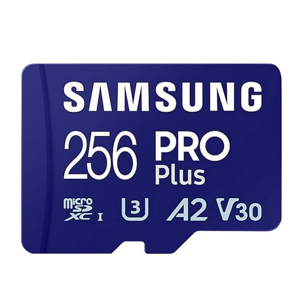 Minnekort Samsung PRO Plus SDXC 256 GB U3 A2 V30 (MB-MD256SA/EU)