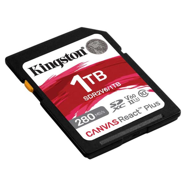 Kingston Canvas React Plus Sdxc Uhs-ii Clase 10 1tb Muistikortti