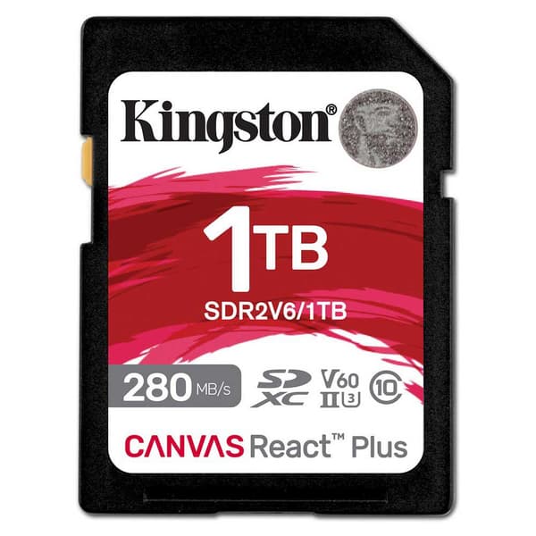 Kingston Canvas React Plus Sdxc Uhs-ii Clase 10 1tb Muistikortti