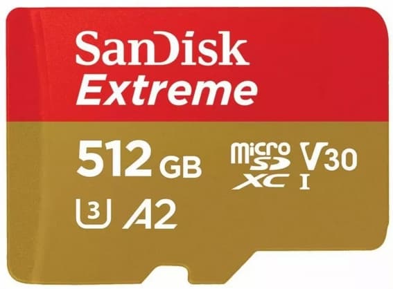 Flash-minnekort, Micro SDXC 512GB Class 10 UHS-I SDSQXAV-512G-GN6MA, Sandisk