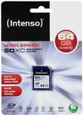 Miniatyrbilde 2 av 2: Flash-minnekort SDXC 64GB Klasse 10, Intenso