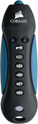 USB-flashminne 256GB Hengelås 3 USB 3.2 Sort-Blå, Corsair