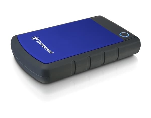 Extern hårddisk storejet (1tb, usb 3.0, färg blå, ts1tsj25h3b), Transcend