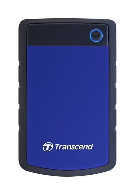 Extern hårddisk storejet (1tb, usb 3.0, färg blå, ts1tsj25h3b), Transcend