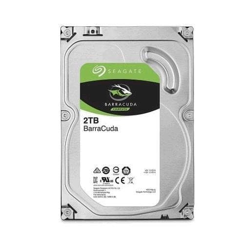 HDD barracuda (2tb, sata 3.0, 256 mb, 7200 rpm, diske/hoveder 1/2, 3,5", st2000dm008), Seagate