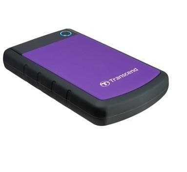 Extern hårddisk storejet (4tb, usb 3.0, lila färg, ts4tsj25h3p), Transcend