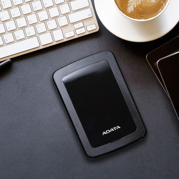Extern hårddisk hv300 (2tb, usb 3.1, färg svart, ahv300-2tu31-cbk), Adata