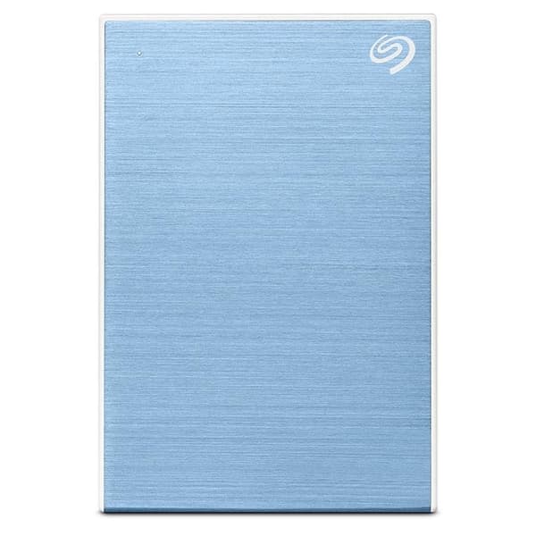 Ekstern HDD ett trykk (stky2000402, 2tb, usb 3.0, farge lyseblå, stky2000402), Seagate