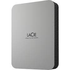 Extern hårddisk mobil enhet säker (stlr4000400, 4tb, usb-c, usb 3.2, färgrymd grå, stlr4000400), Lacie