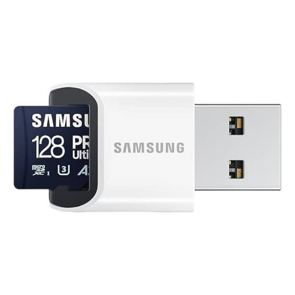 Minnekort Samsung microSDXC PRO Ultimate 128GB 200 MB/s UHS-I/U3 (MB-MY128SB/WW)