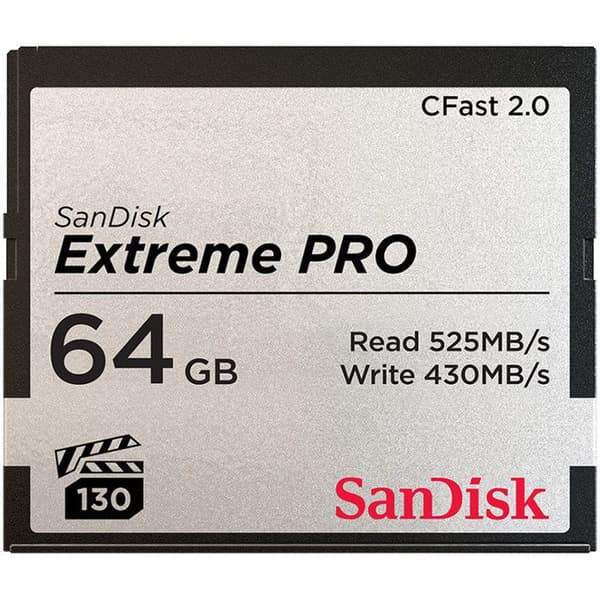 SANDISK Extreme Pro Cfast 2.0 64Gb 525Mb/S Vpg130