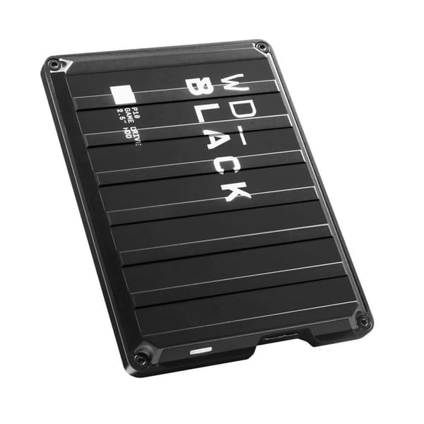 Ekstern HDD p10 spildrev (wdba2w0020bbk-wes1, 2tb, usb 3.2, farve sort, wdba2w0020bbk-wes1), Western digital