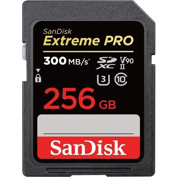 SanDisk ExtremePro SDXC-II 256GB V90 300Mb/s SDXC-minneskort SDSDXDK-256G-GN4IN