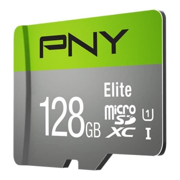 PNY Elite microSDXC-kort - 128 GB - Klass 10/UHS-I (U1)