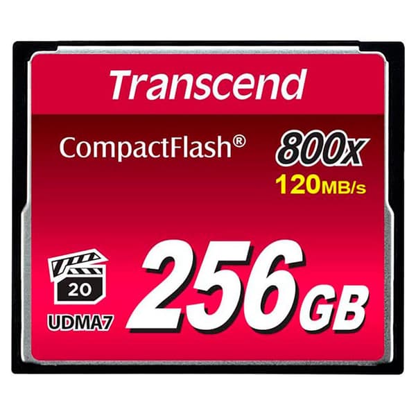 Transcend 800x Compactflash Udma 7 256gb Hukommelseskort