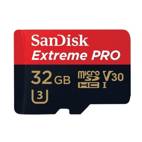 SanDisk Extreme Pro micro SDHC 32GB Class 10 UHS-I U3 V30 100MB/s