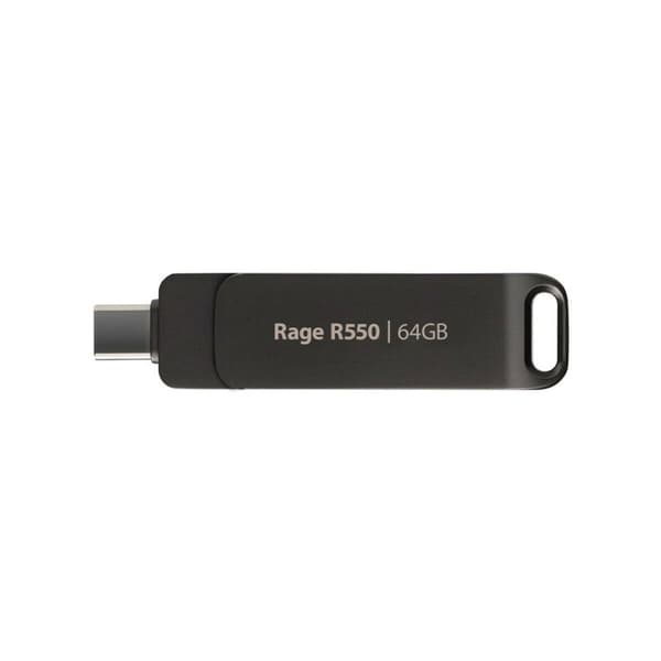 USB-tikku Patriot Memory Rage R550 Musta 64 GB