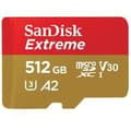 Miniatyrbild 4 av 4: Flashminneskort - SANDISK - 512GB - Extreme microSDXC 160MB/s A2 C10 V30 UHS-I U3