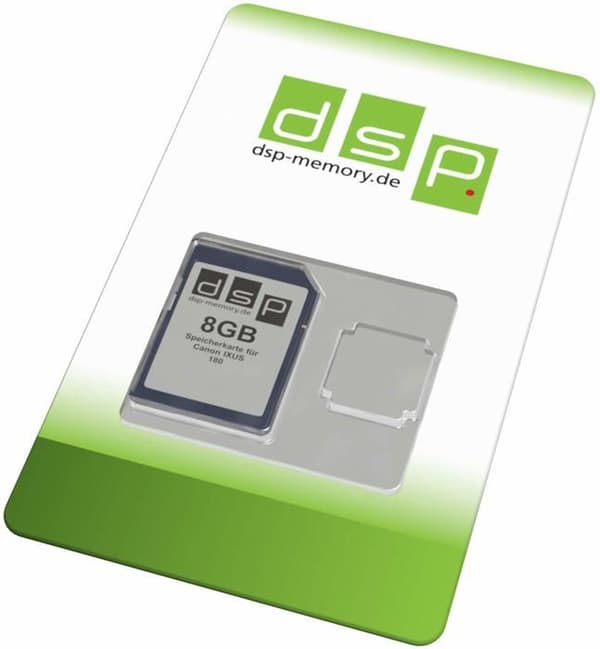 Minneskort - flashminne Dsp-minne 8 GB minneskort till Canon IXUS 180