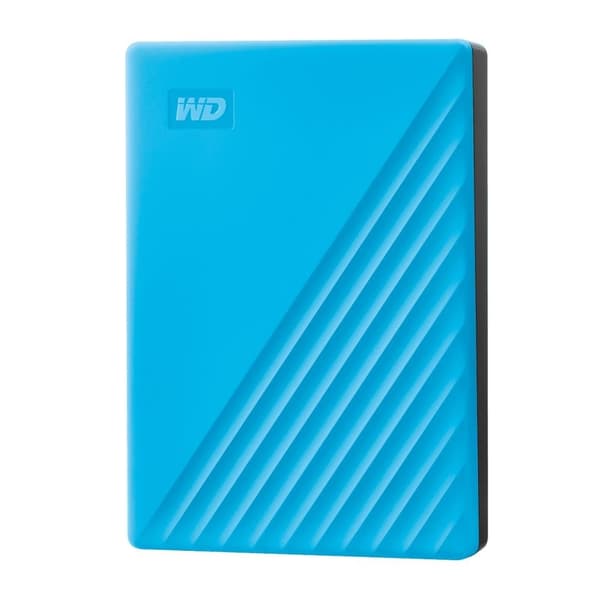 Ekstern HDD mitt pass (4tb, usb 2.0, usb 3.0, usb 3.2, farge blå, wdbpkj0040bbl-wesn), Western digital