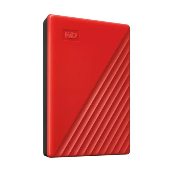 External HDD WESTERN DIGITAL My Passport (2TB, USB 2.0, USB 3.0, USB 3.2, Colour Red, WDBYVG0020BRD-WESN)