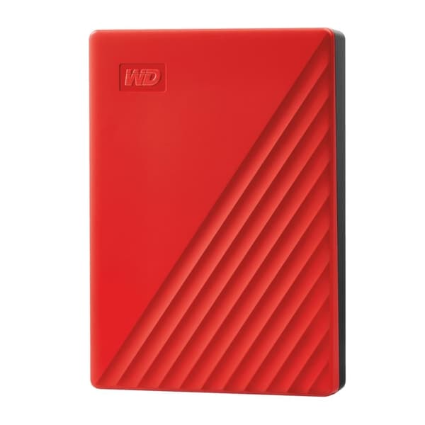 Extern hårddisk mitt pass (4tb, usb 2.0, usb 3.0, usb 3.2, färg röd, wdbpkj0040brd-wesn), Western digital
