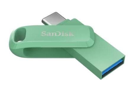 Minnestasjon flash usb-c 256gb/sdddc3-256g-g46ag sandisk, Sandisk av western digital Grønn