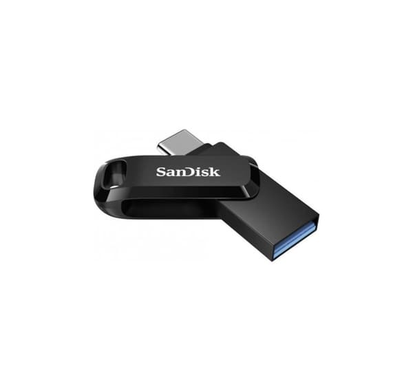 Minnestasjon flash usb-c 64gb/sdddc3-064g-g46, Sandisk Sort