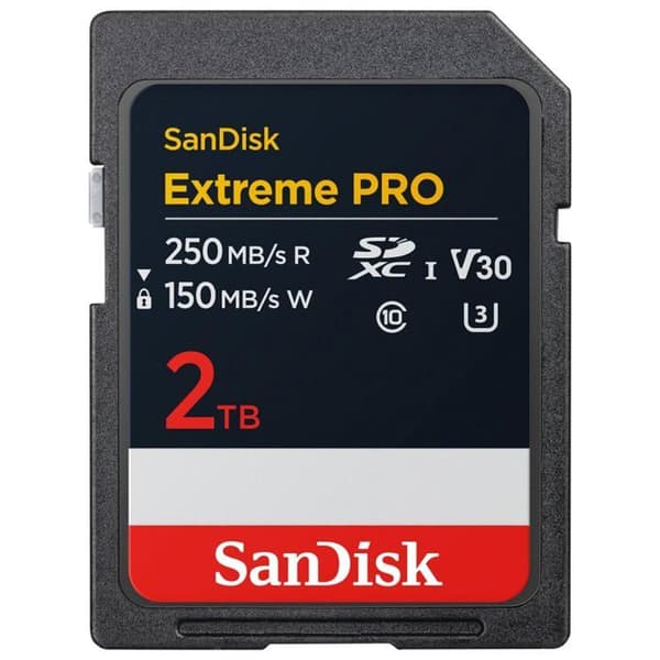 sandisk Extreme PRO 2TB SDXC 2