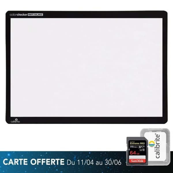 ColorChecker White Balance Charter - Calibrite - 64 GB flashminne - Calibrite varumärke