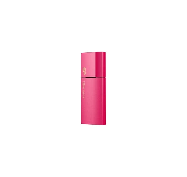 USB-flashhukommelse, 128GB Blaze B05 USB 3.2 Pink, Silicon Power